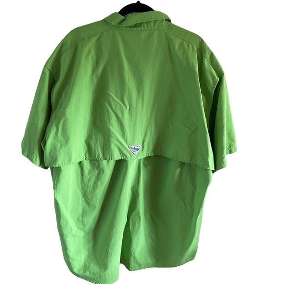 Columbia men’s PFG short sleeve XXL green fishing button down shirt - Picture 2 of 12